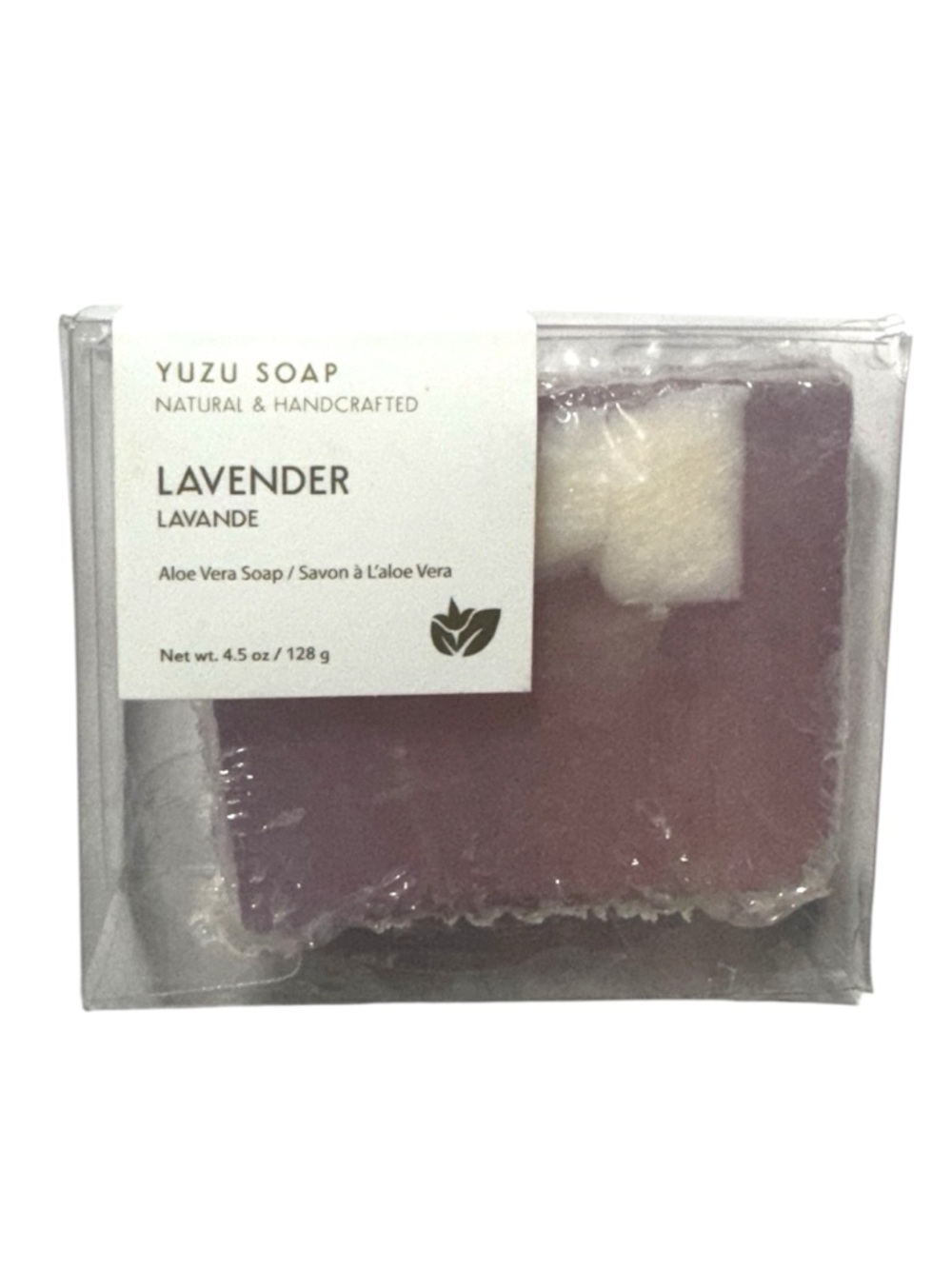 HANDCRAFTED & Natural Yuzu Soap Lavender Aloe Vera Bar
